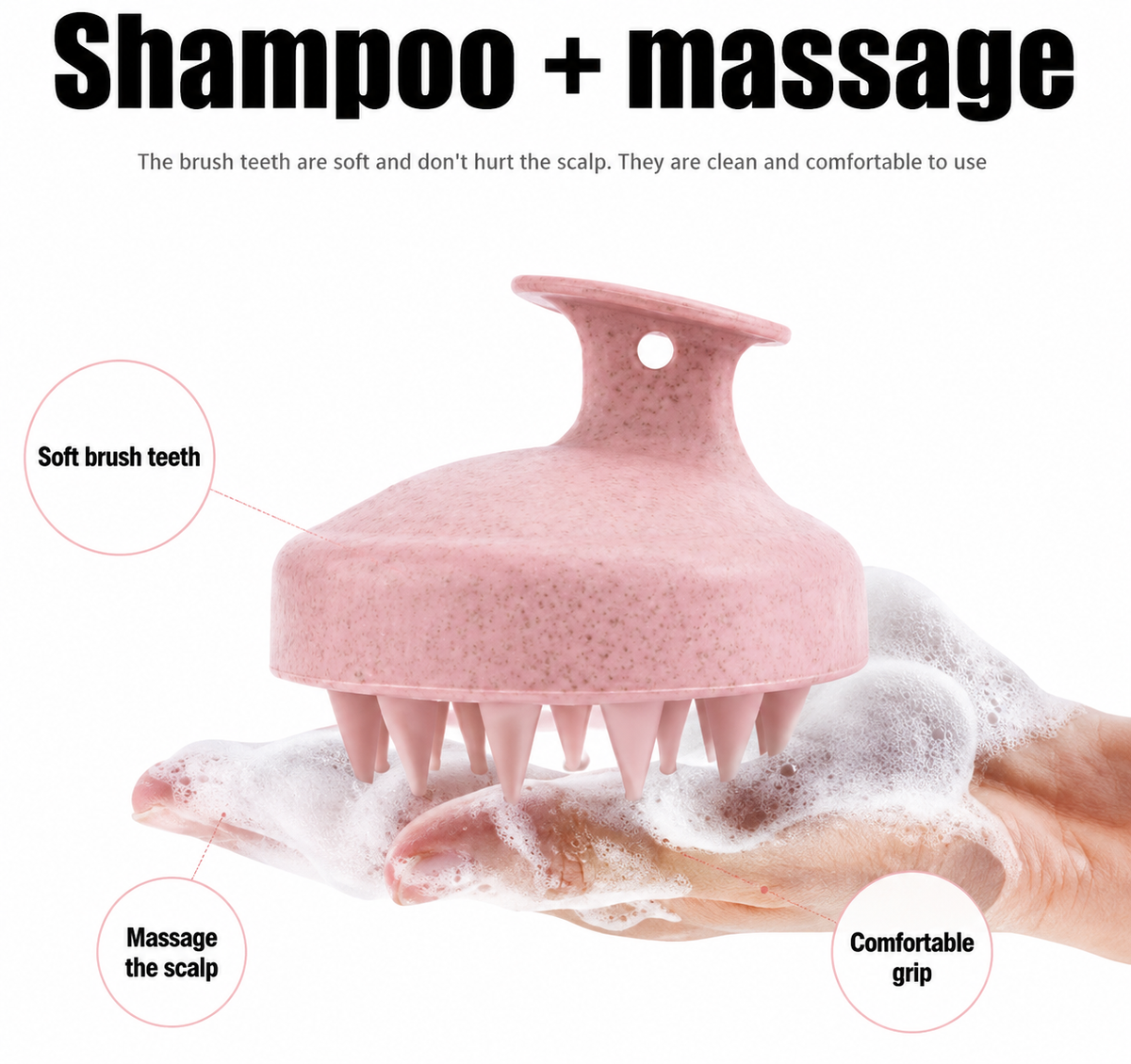 Head Massager Scrub